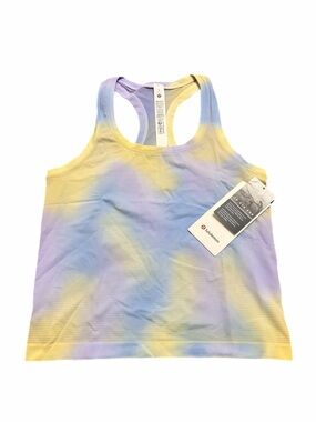 NWT Lululemon Swiftly Tech Racerback Tank 2.0 Waist Psychedelic Wash Lavender 6